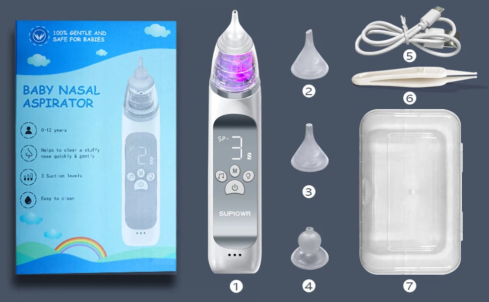 Aspirador Nasal eléctrico para bebé