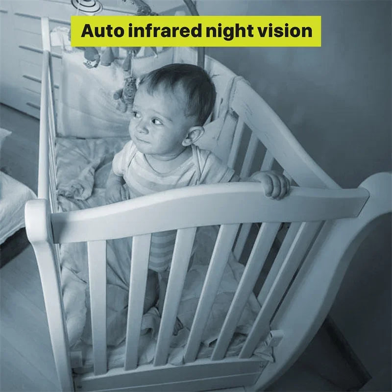 Babystar Monitor de vídeo para bebés de 5 pulgadas con cámara y audio