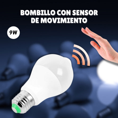 BOMBILLO CON SENSOR 9W