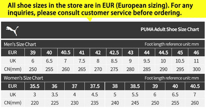 Puma genuino 24 invierno nuevos zapatos de skate clásicos transpirables minimalistas Unisex 394251-16