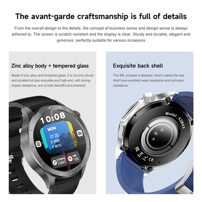2025 nuevo reloj X reloj inteligente de negocios de alta gama hombre GPS seguimiento brújula Bluetooth llamada Smartwatch hombres deportes impermeable reloj inteligente