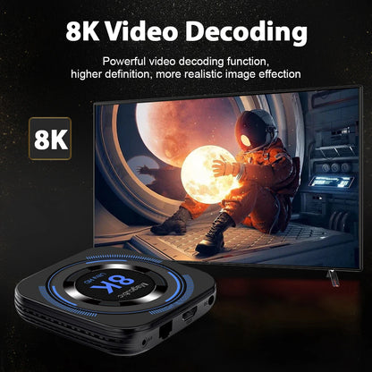 Magcubic Allwinner H618 Android 12 TV BOX Dual Wifi 32G64G Quad Core Cortex A53 compatible con 8K Video 4K BT4.0 decodificador