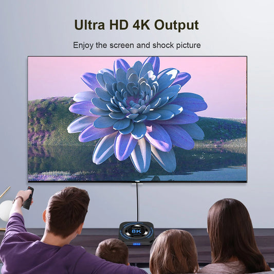 Magcubic Allwinner H618 Android 12 TV BOX Dual Wifi 32G64G Quad Core Cortex A53 compatible con 8K Video 4K BT4.0 decodificador