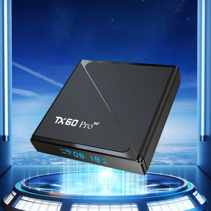 Android 16 TV Box 16GB 256GB Reproductor multimedia 14K 2.4G/5G Dual WiFi Decodificador con control remoto