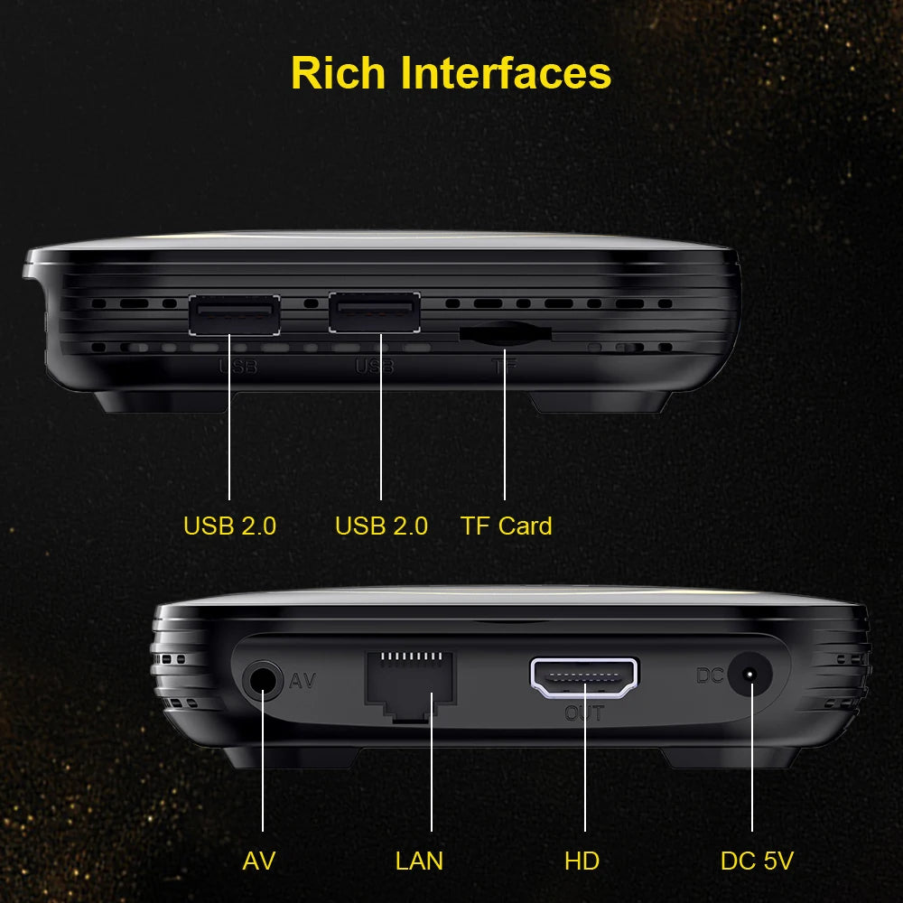 Magcubic Allwinner H618 Android 12 TV BOX Dual Wifi 32G64G Quad Core Cortex A53 compatible con 8K Video 4K BT4.0 decodificador