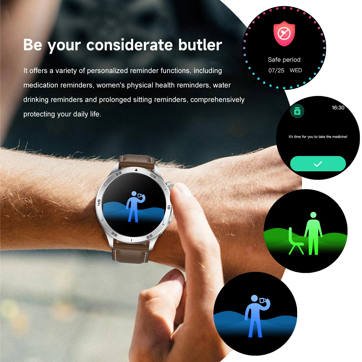 2025 nuevo reloj X reloj inteligente de negocios de alta gama hombre GPS seguimiento brújula Bluetooth llamada Smartwatch hombres deportes impermeable reloj inteligente