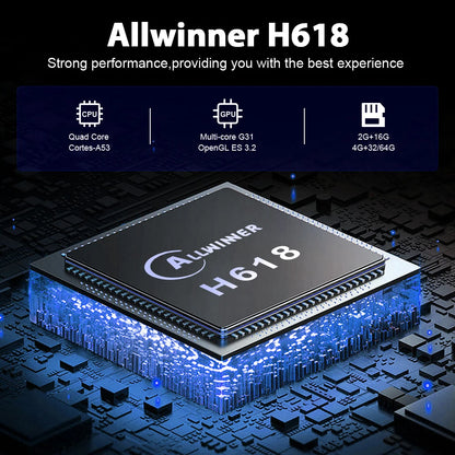 Magcubic Allwinner H618 Android 12 TV BOX Dual Wifi 32G64G Quad Core Cortex A53 compatible con 8K Video 4K BT4.0 decodificador