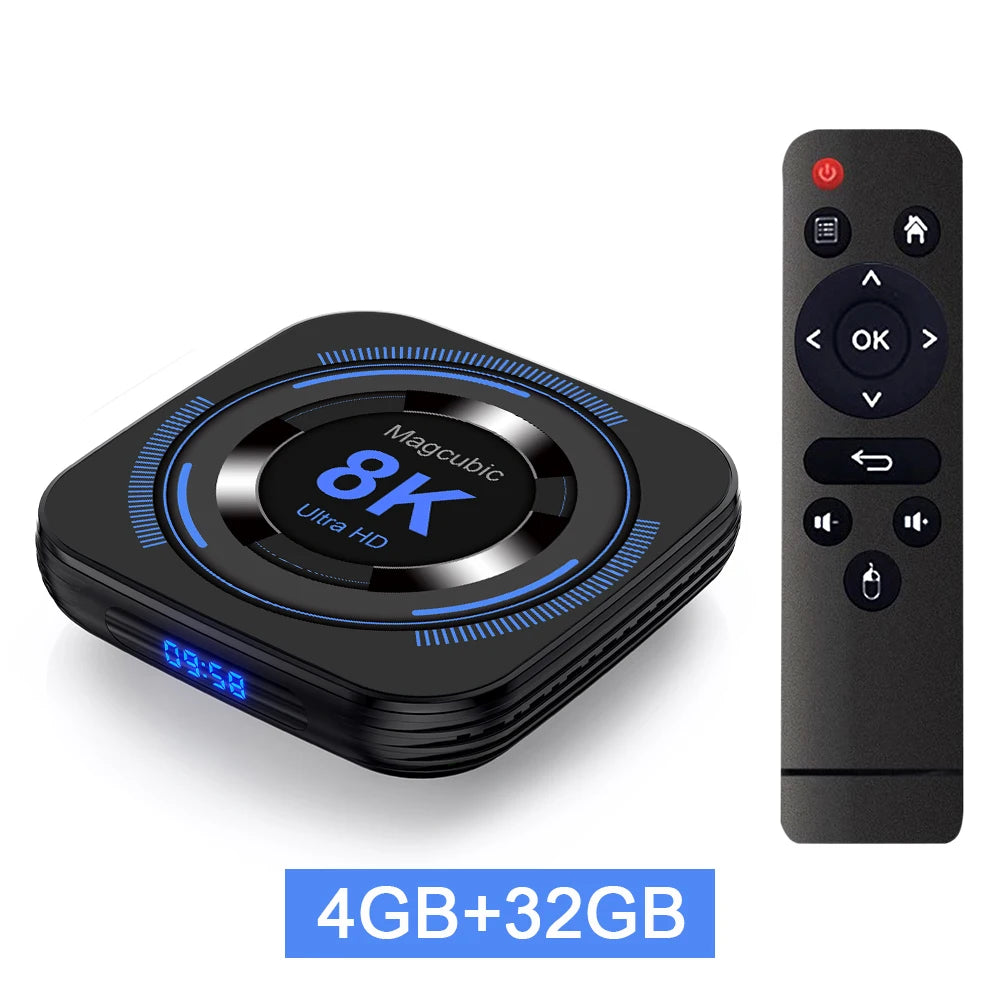 Magcubic Allwinner H618 Android 12 TV BOX Dual Wifi 32G64G Quad Core Cortex A53 compatible con 8K Video 4K BT4.0 decodificador