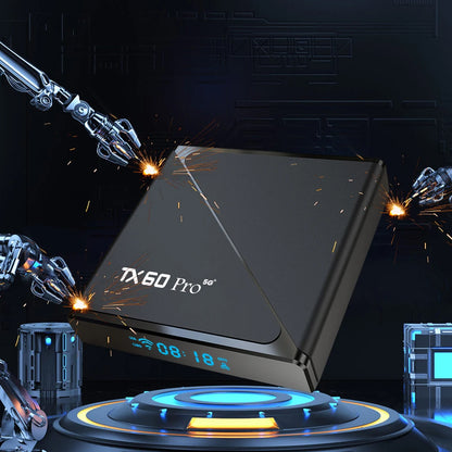 Android 16 TV Box 16GB 256GB Reproductor multimedia 14K 2.4G/5G Dual WiFi Decodificador con control remoto