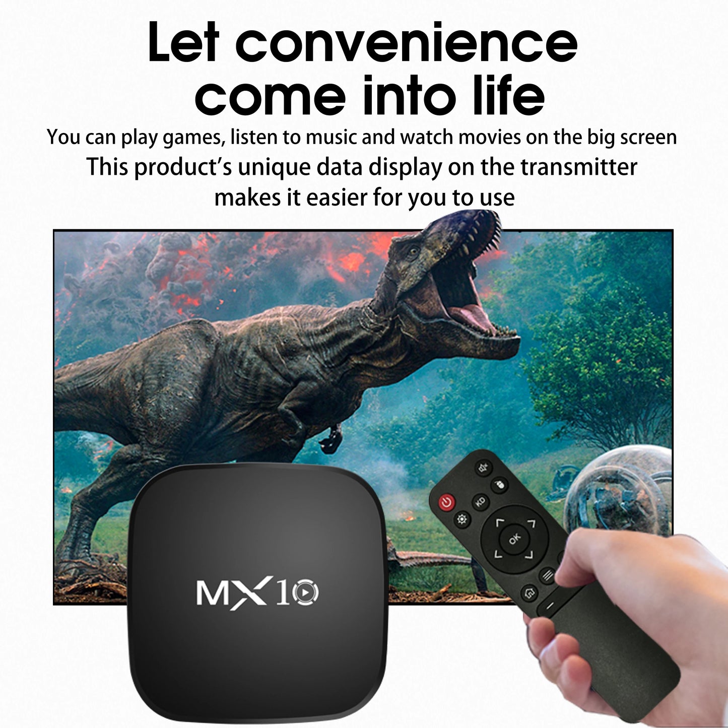 Nuevo Android Tv Box 1GB 8GB Mini Mx10 Smart Tvbox 2 4g Wifi RK3228 decodificador de cuatro núcleos 4K Smart TV BOX WIFI de doble banda