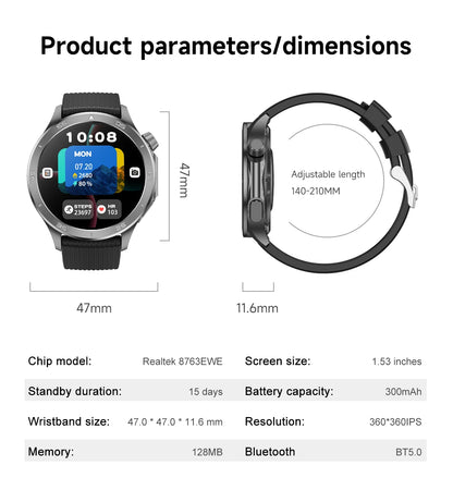 2025 nuevo reloj X reloj inteligente de negocios de alta gama hombre GPS seguimiento brújula Bluetooth llamada Smartwatch hombres deportes impermeable reloj inteligente