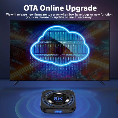 Magcubic Allwinner H618 Android 12 TV BOX Dual Wifi 32G64G Quad Core Cortex A53 compatible con 8K Video 4K BT4.0 decodificador