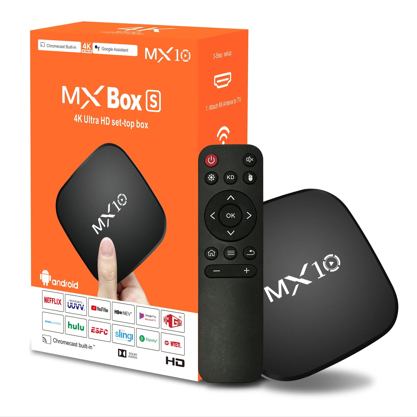 Nuevo Android Tv Box 1GB 8GB Mini Mx10 Smart Tvbox 2 4g Wifi RK3228 decodificador de cuatro núcleos 4K Smart TV BOX WIFI de doble banda