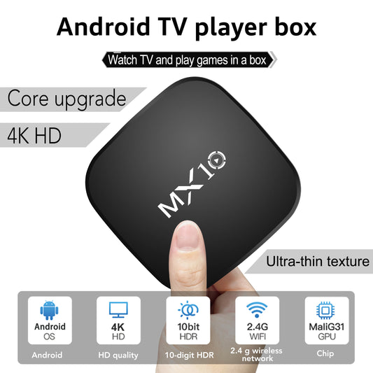 Nuevo Android Tv Box 1GB 8GB Mini Mx10 Smart Tvbox 2 4g Wifi RK3228 decodificador de cuatro núcleos 4K Smart TV BOX WIFI de doble banda