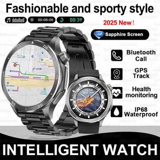 2025 nuevo reloj X reloj inteligente de negocios de alta gama hombre GPS seguimiento brújula Bluetooth llamada Smartwatch hombres deportes impermeable reloj inteligente