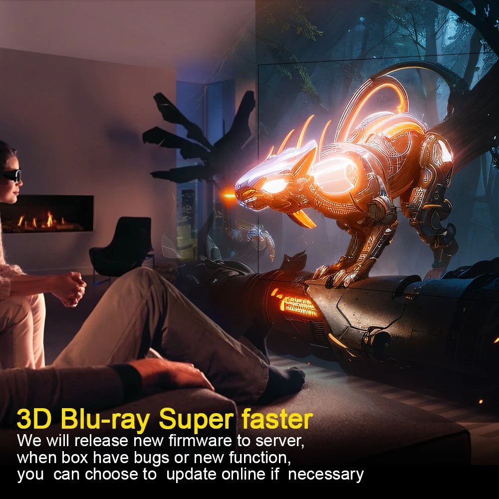 Magcubic Allwinner H618 Android 12 TV BOX Dual Wifi 32G64G Quad Core Cortex A53 compatible con 8K Video 4K BT4.0 decodificador