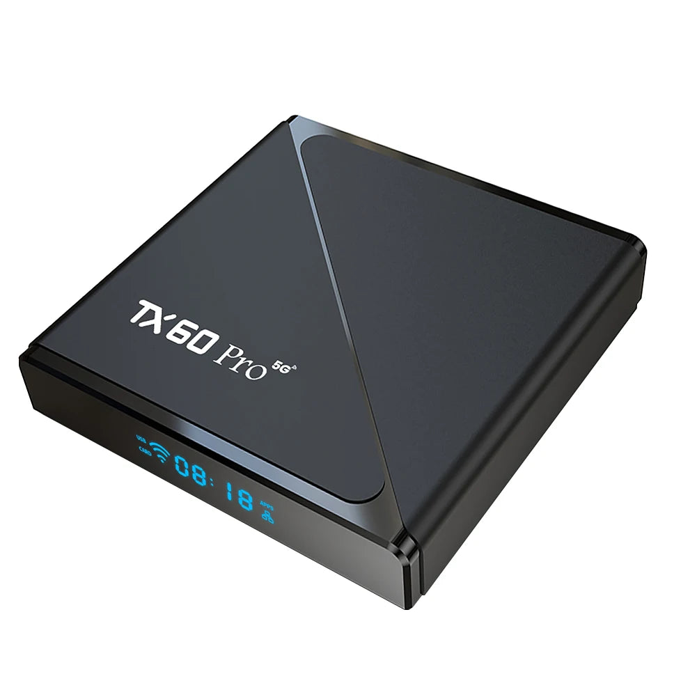 Android 16 TV Box 16GB 256GB Reproductor multimedia 14K 2.4G/5G Dual WiFi Decodificador con control remoto