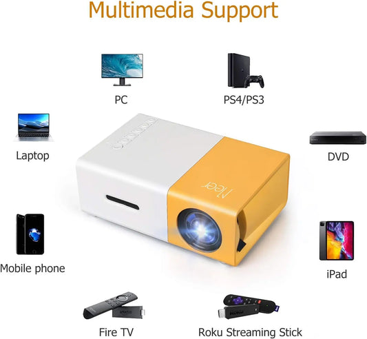 Mini proyector portátil YG300