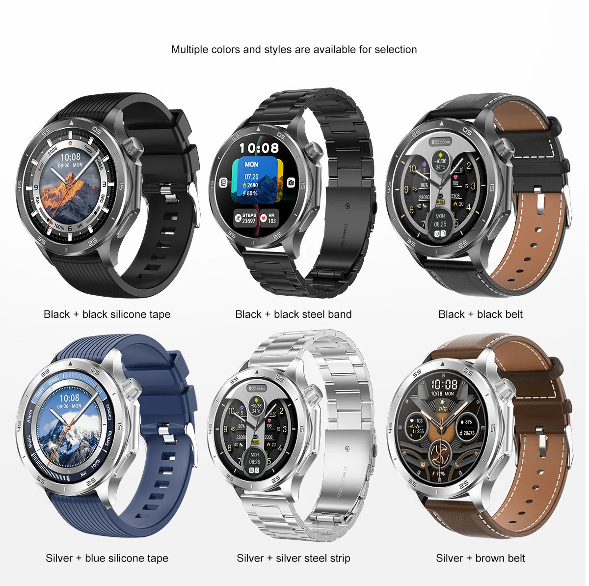 2025 nuevo reloj X reloj inteligente de negocios de alta gama hombre GPS seguimiento brújula Bluetooth llamada Smartwatch hombres deportes impermeable reloj inteligente