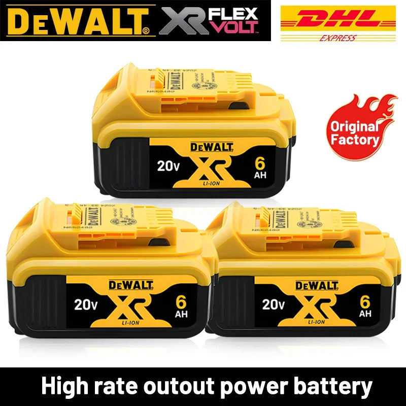 Batería Original DEWALT, 20V, 6AH,