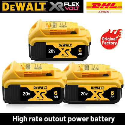 Batería Original DEWALT, 20V, 6AH,